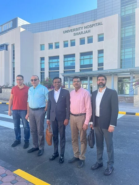 Participated in Robotics Surgical Program at Sharjah Dubai