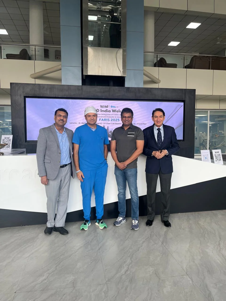 Robotics Surgeons of India at IRCAD Indore